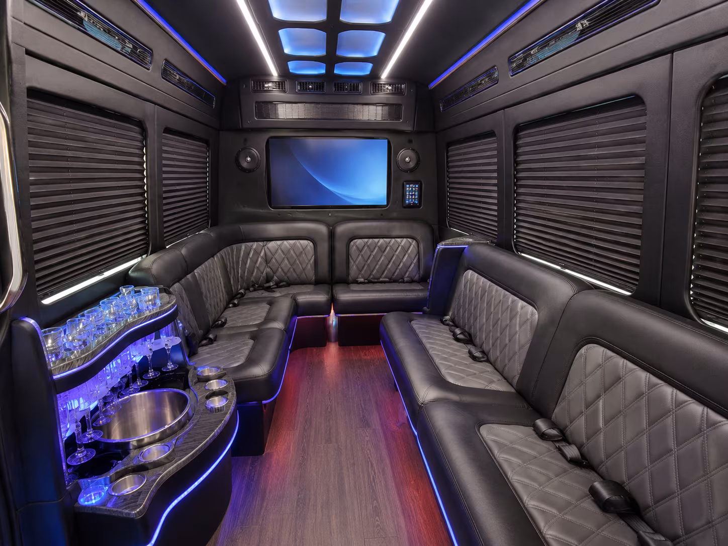 lauderhill party bus interior